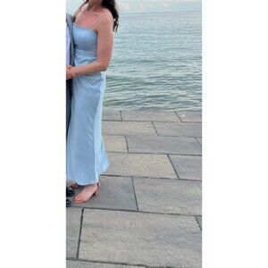 powder blue size L park and fifth maxine dress bridesmaid dress